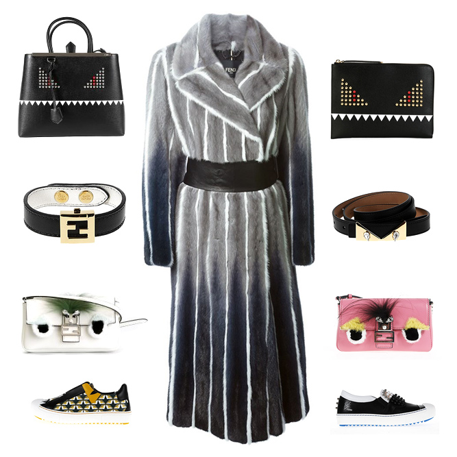 Fendi woman accessories, bags, clothes and shoes