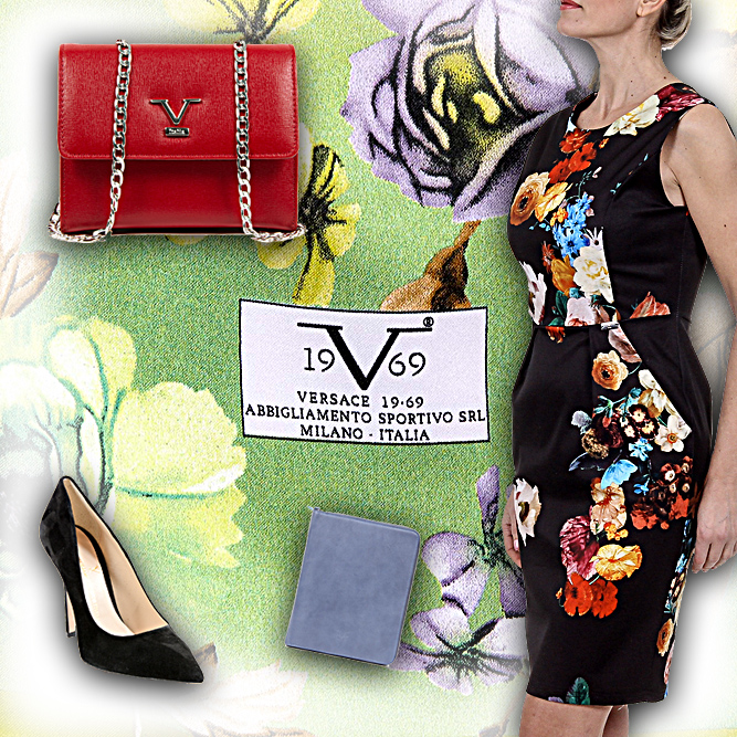 Versace 1969 taschen, kleidung und schuhe